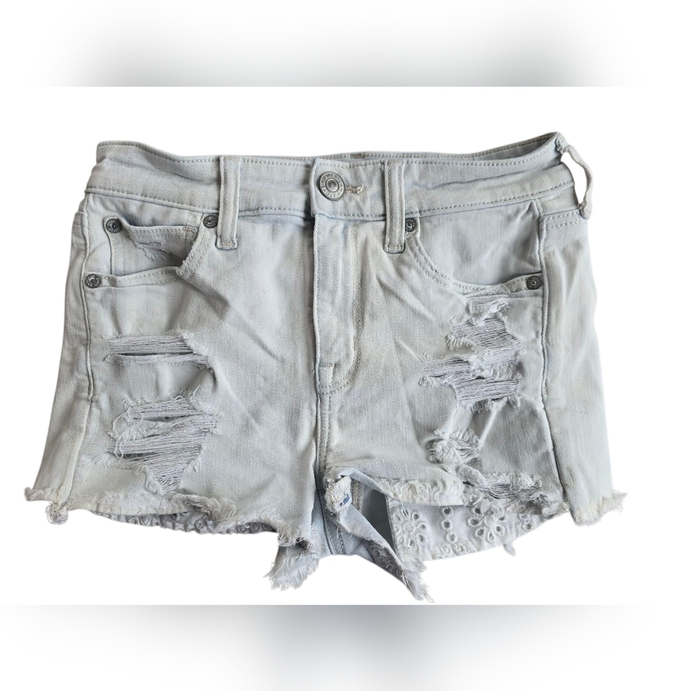 American Eagle Light Denim Shorts